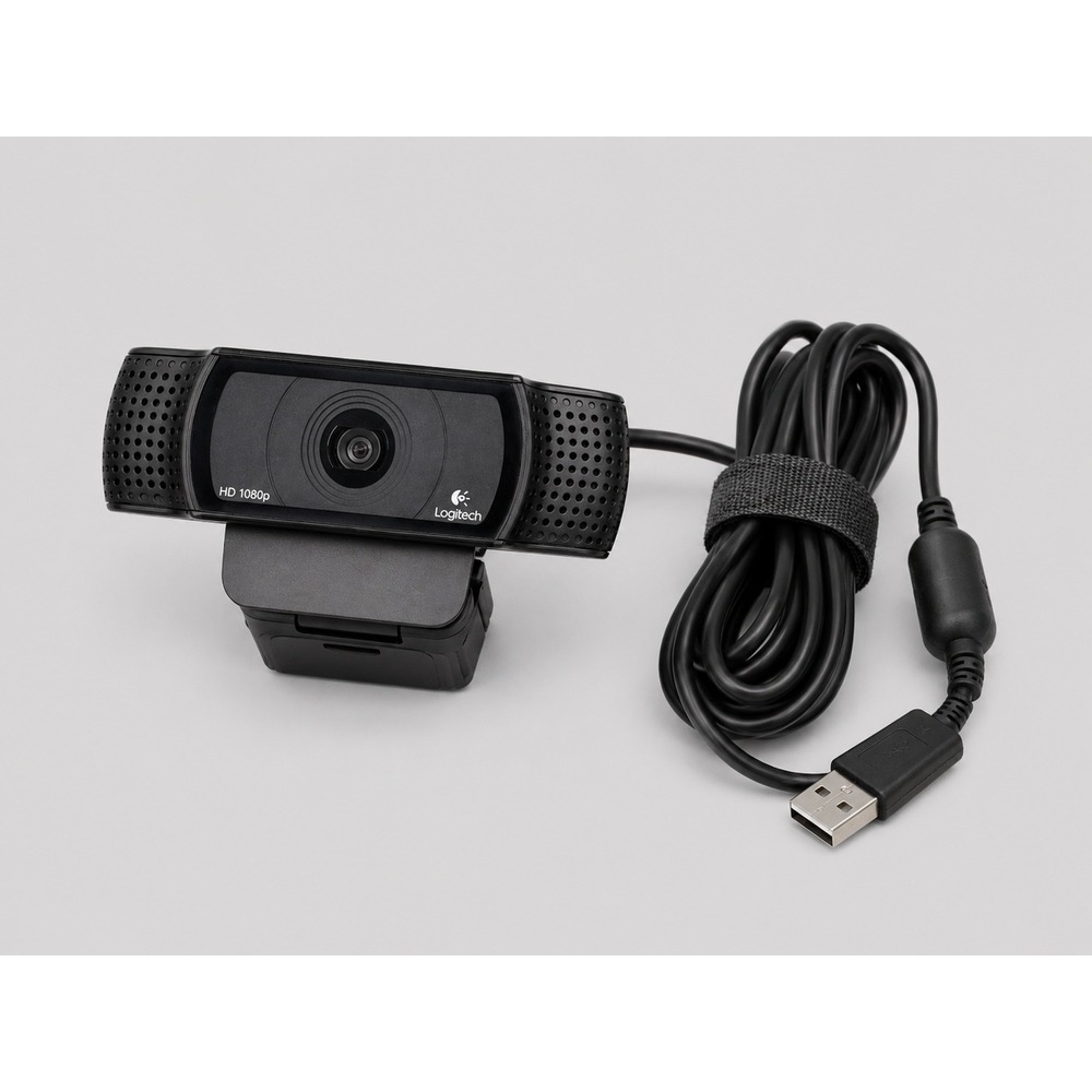 Logitech C920 HD Pro Webcam 1080p Full HD Video Calling Dual Stereo Mics Black
